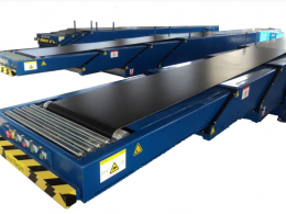 皮帶式伸縮輸(shū)送機